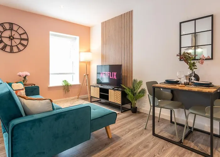 شقة Stylish, One-bedroom Flat In Town Centre هاروغايت